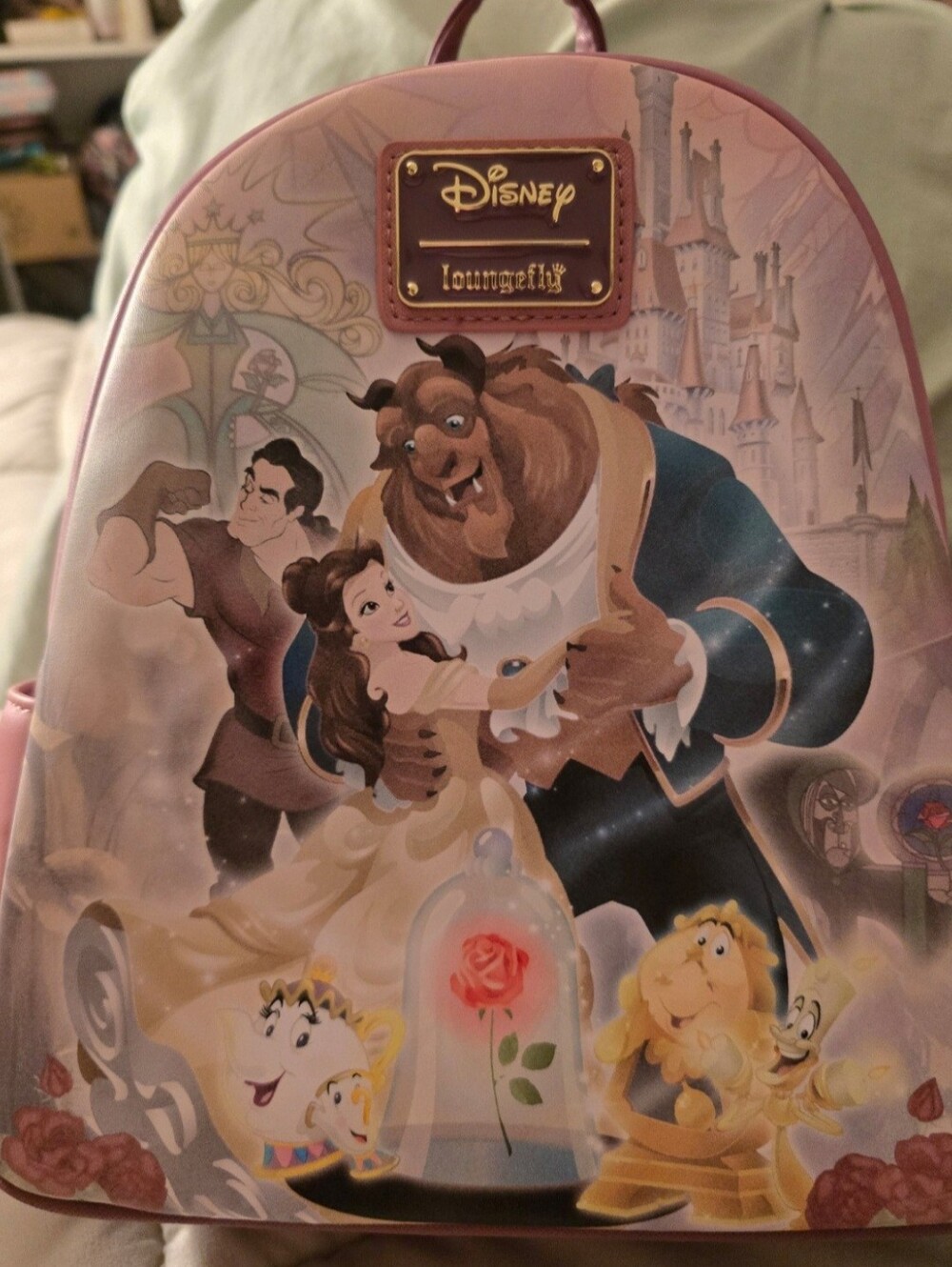 Beauty And The Beast Backpack RARE